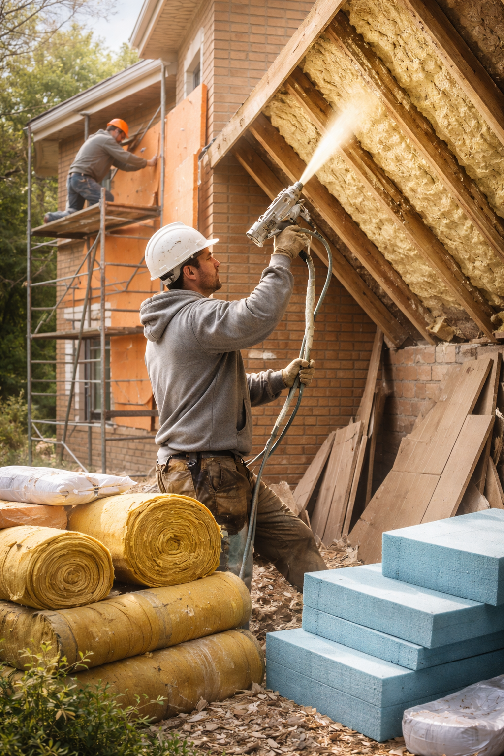 Утепление домов в Бийске под ключ от 4363 руб/м2 | Профессионально — ТепломастерБск