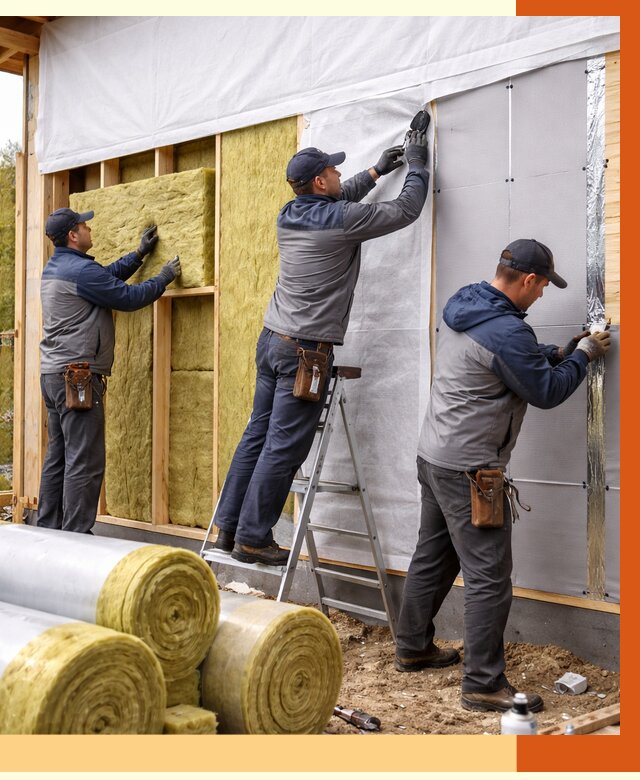 Утепление каркасного дома в Бийске от 4363 руб./м2 — профессионально | ТепломастерБск