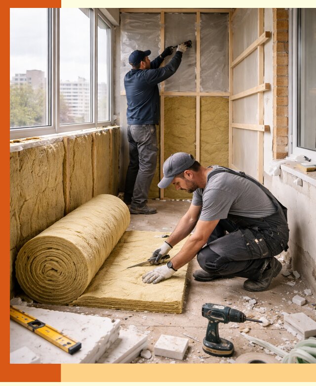 Утепление балкона под ключ в Бийске качественно и быстро