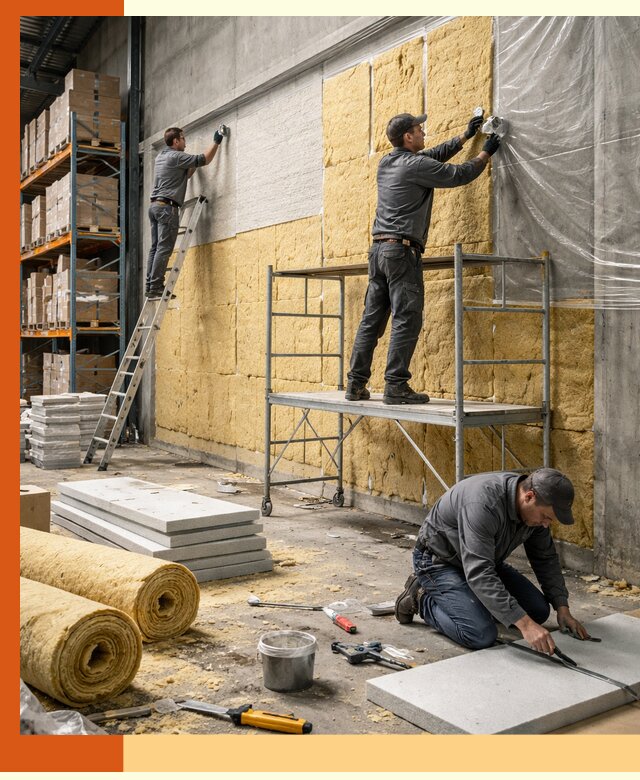 Утепление холодного склада под ключ в Бийске