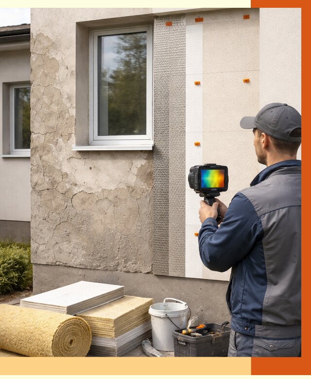 Тепловизионное обследование фасада в Бийске от 4674 руб. под ключ | ТепломастерБск